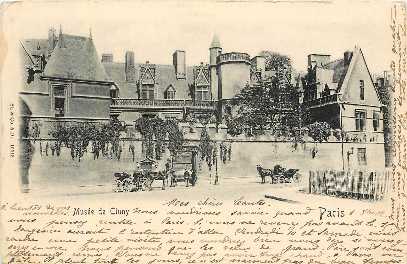 CPA Paris Musee de Cluny 
