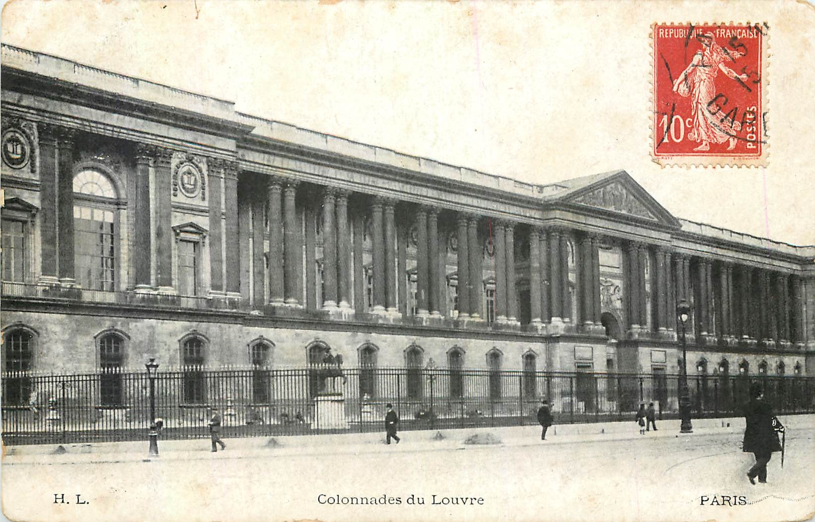 CPA Paris Colonnades du Louvre 