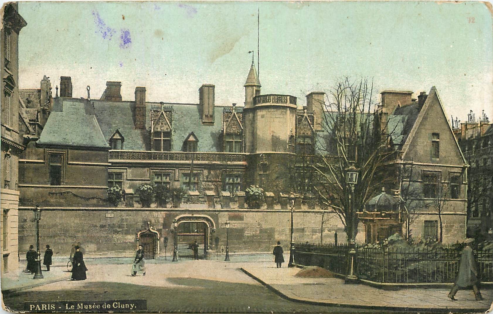 CPA Paris le Musee de Cluny 