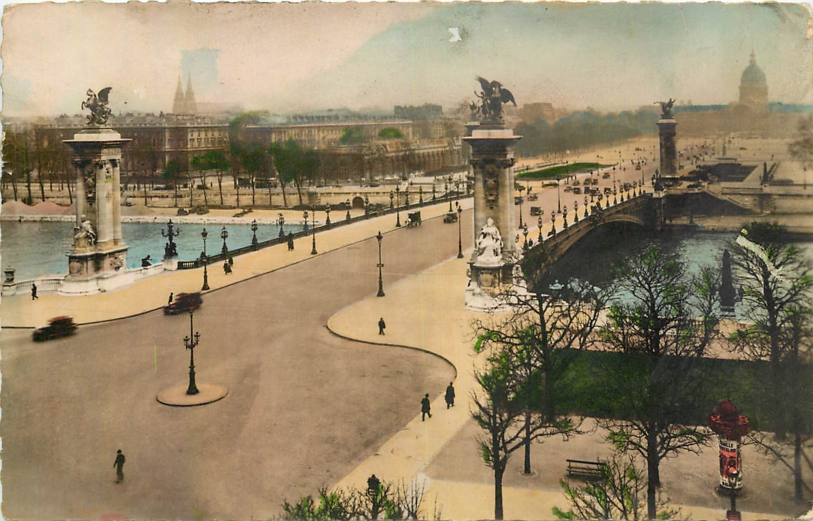 CPA Paris le Pont Alexandre III 
