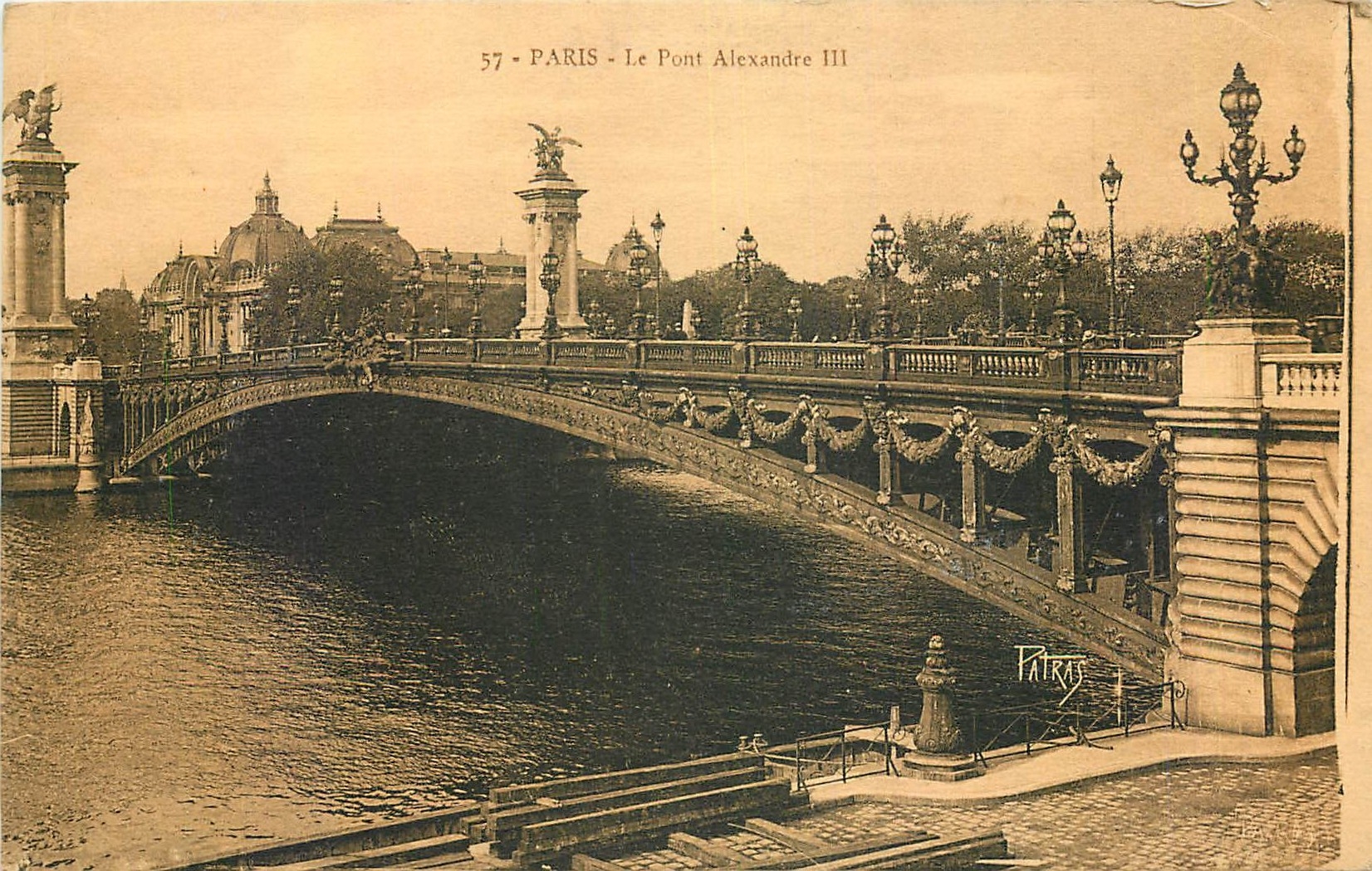 CPA Paris le Pont Alexandre III 