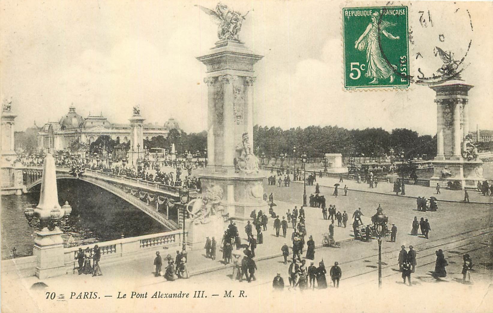 CPA Paris le Pont Alexandre III 