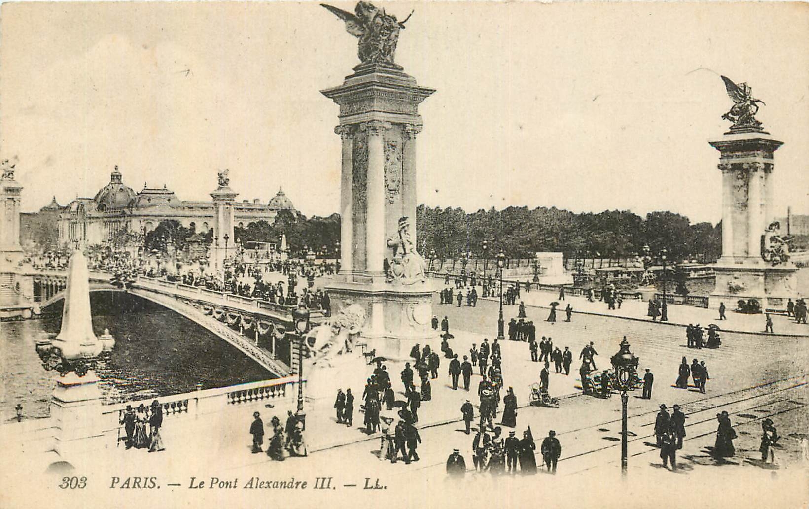 CPA Paris le Pont Alexandre III 