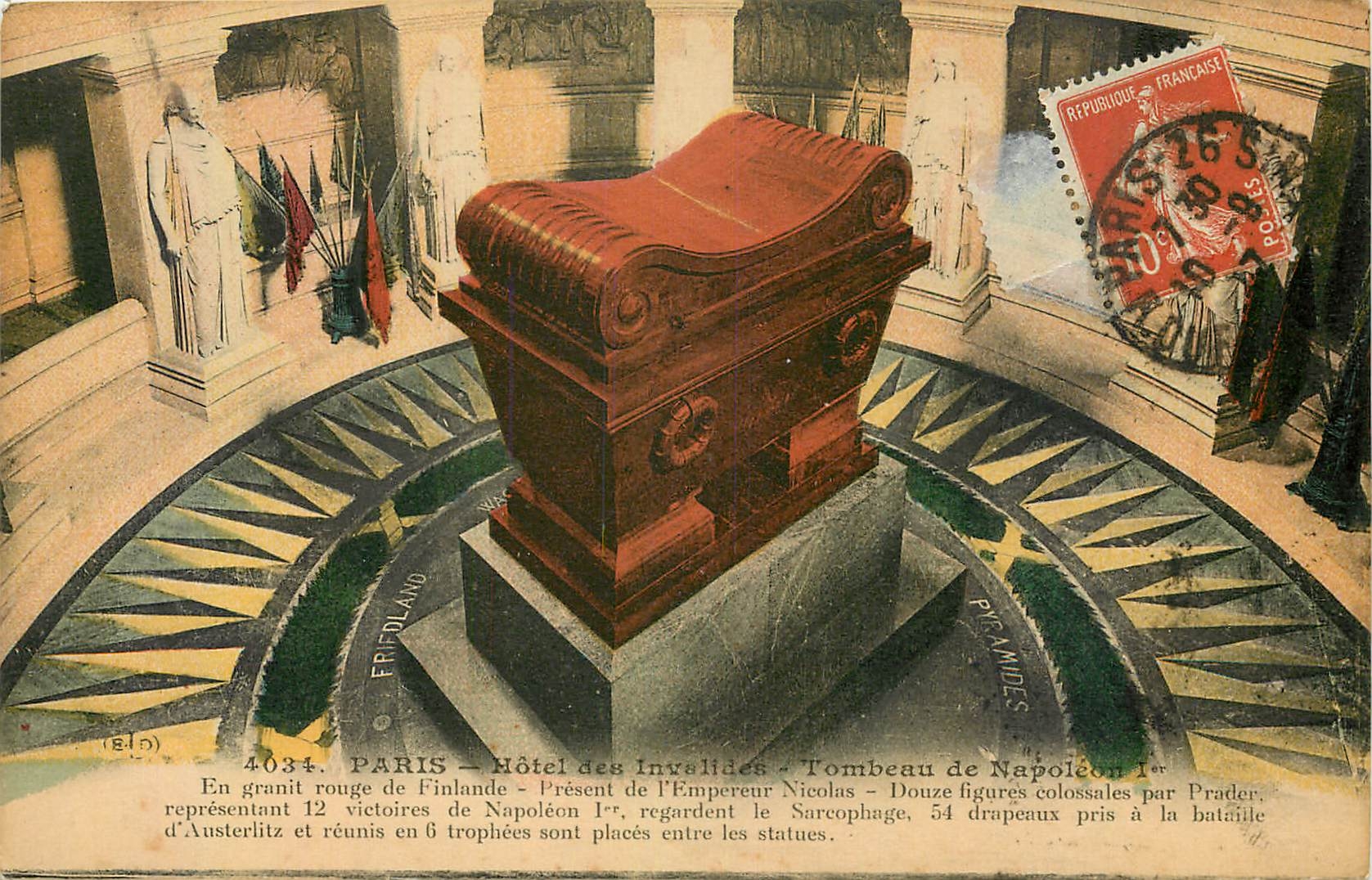 CPA Paris Hotel des Invalides Tombeau de Napoleon Ier