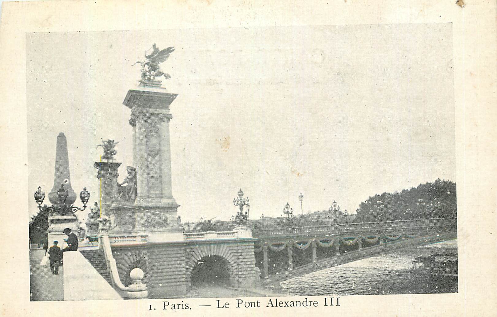 CPA Paris le Pont Alexandre III 