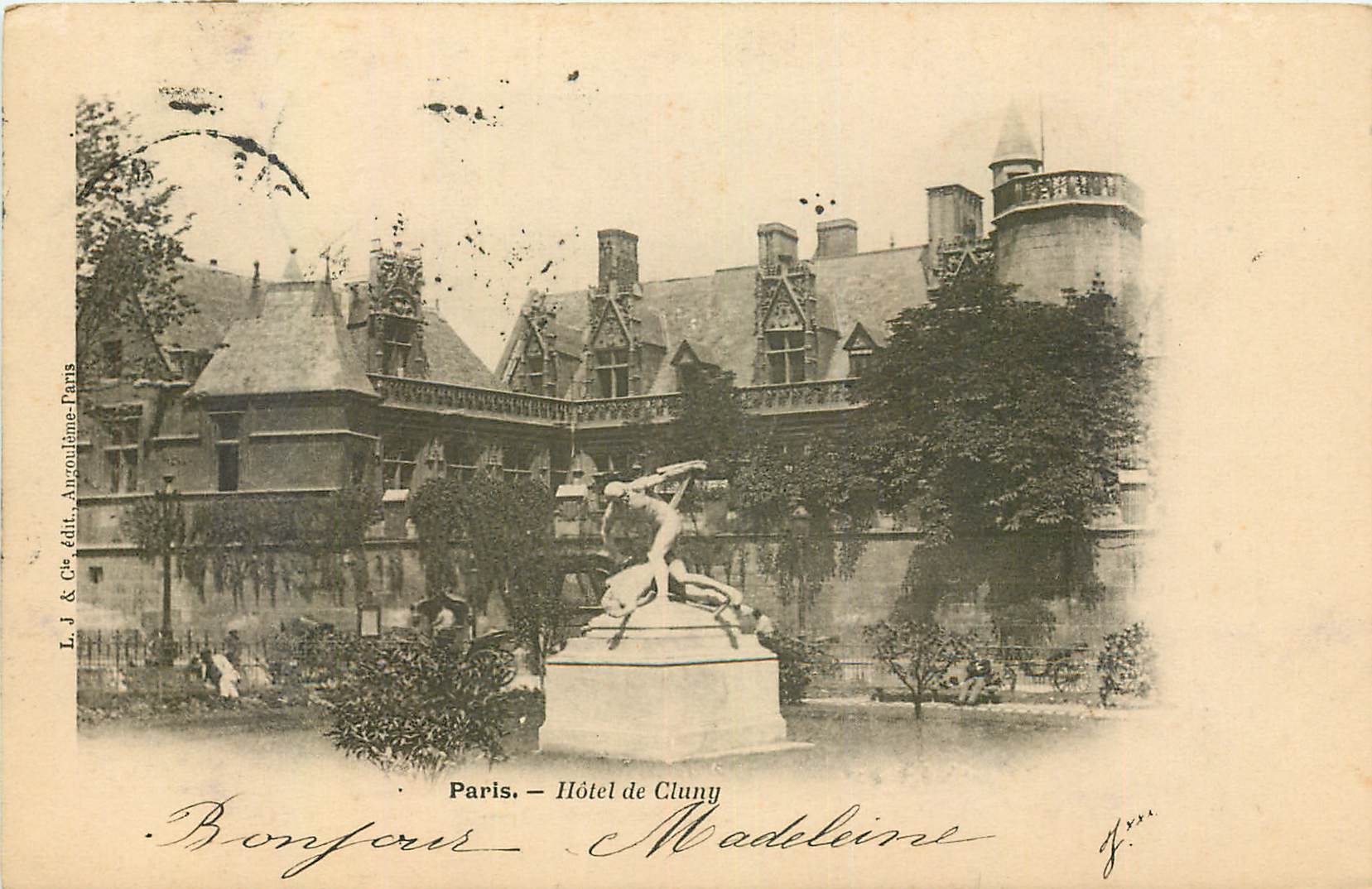 CPA Paris Hotel de Cluny