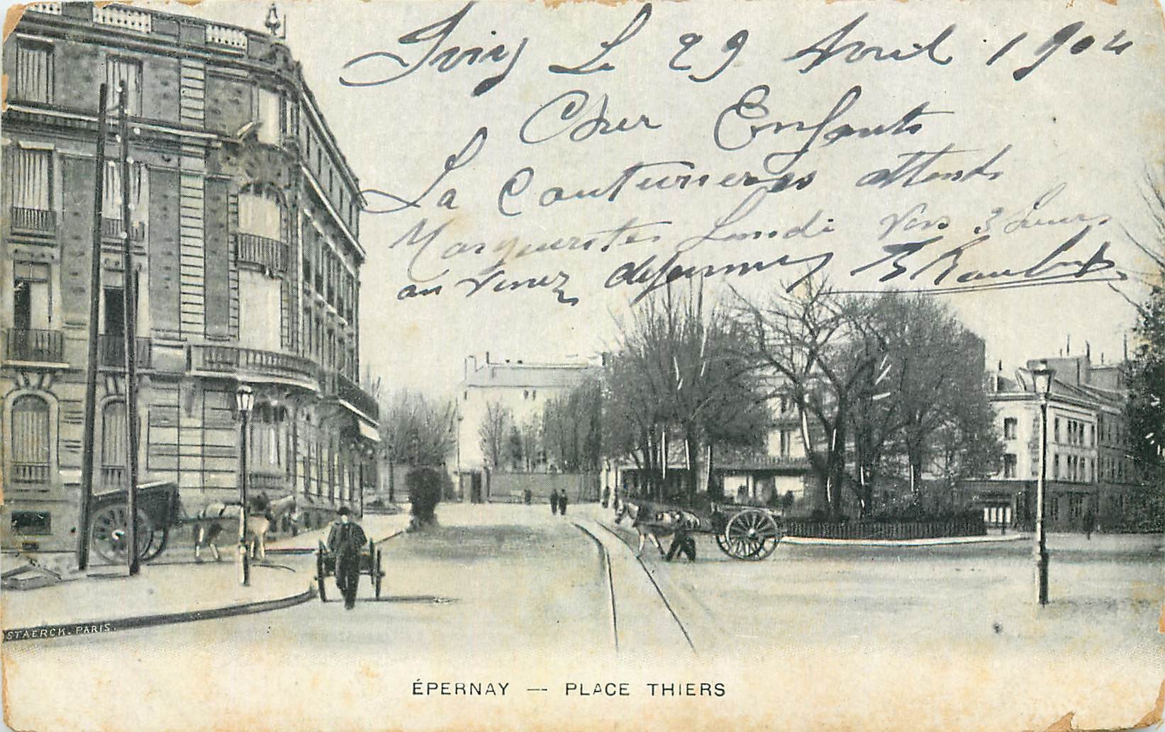 CPA Epernay Place Thiers 