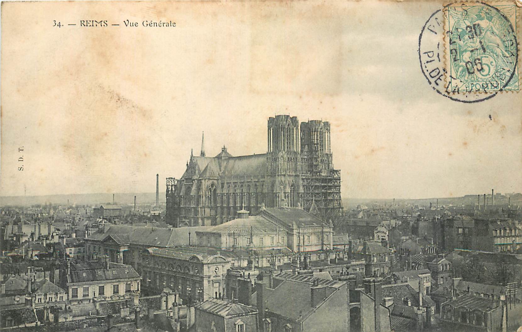 CPA Reims Vue generale 