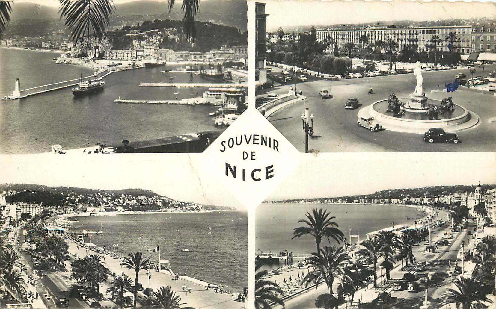 CPA Cote d'Azur Souvenir de Nice 