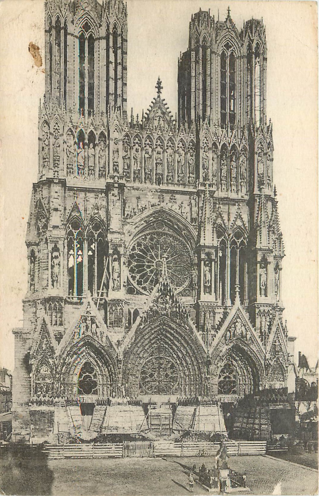 CPA Reims La Cathedrale 