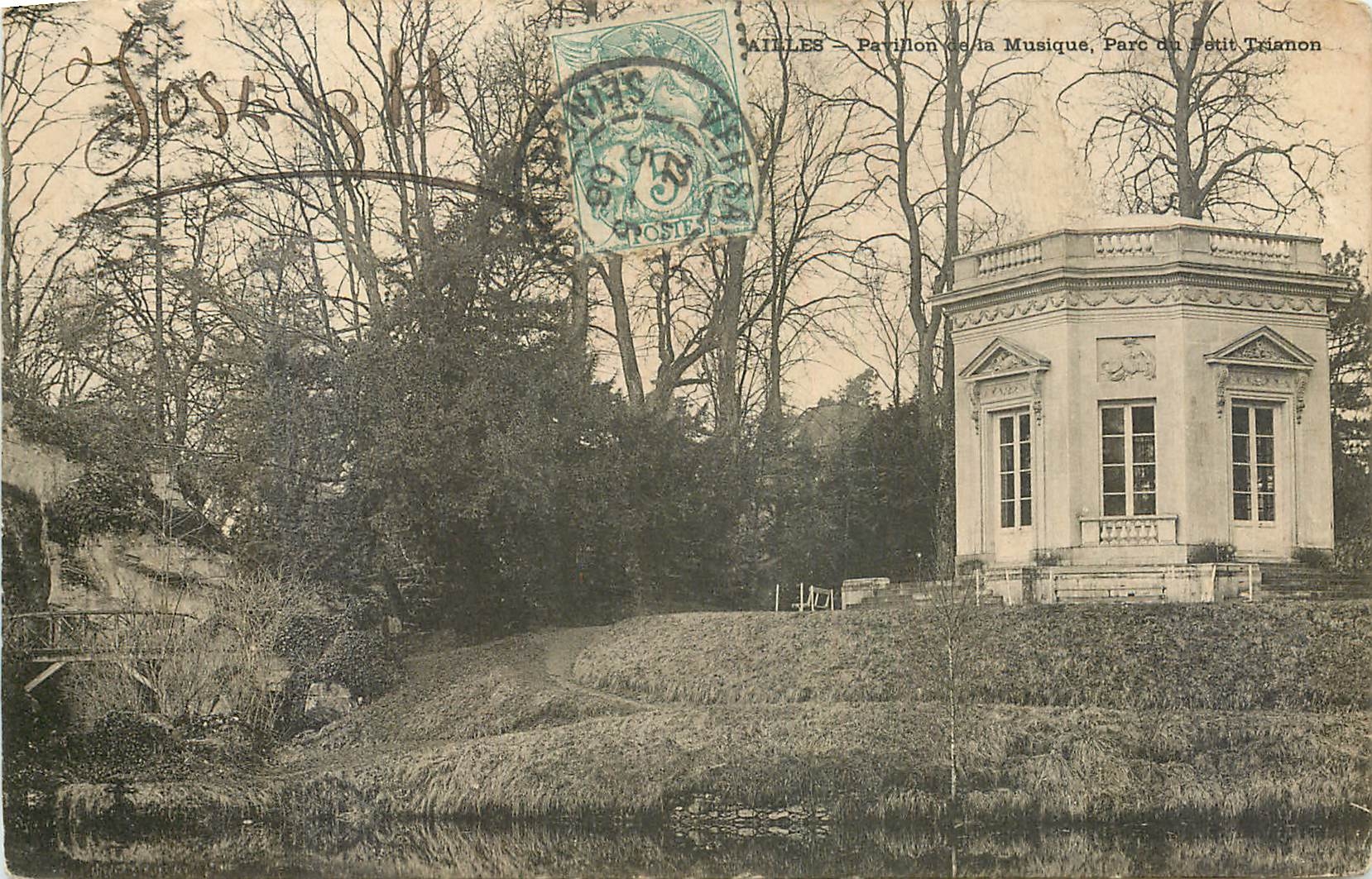 CPA Versailles pavillon de la Musique parc du Petit Trianon