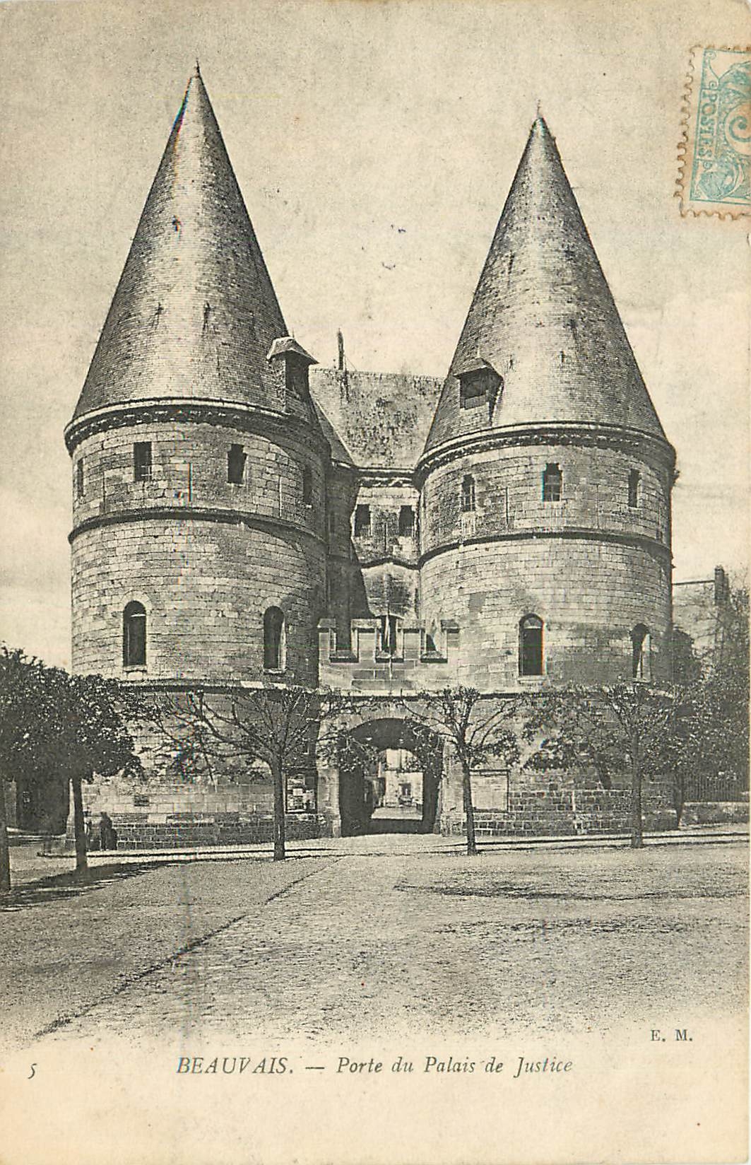 CPA Beauvais Porte du Palais de Justice 