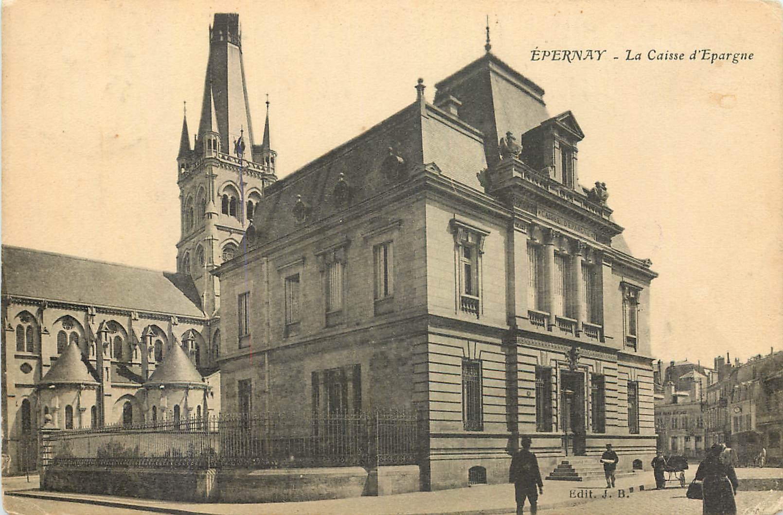 CPA Epernay La Caisse d'Epargne 