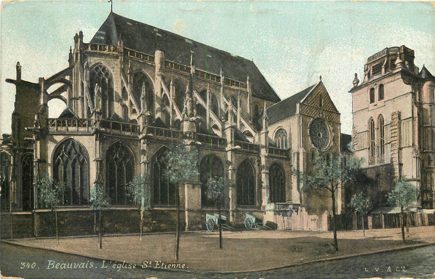 CPA Beauvais L'Eglise St Etienne 