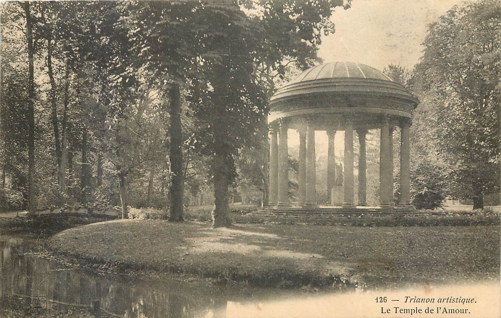 CPA Trianon artistique le temple de l'Amour
