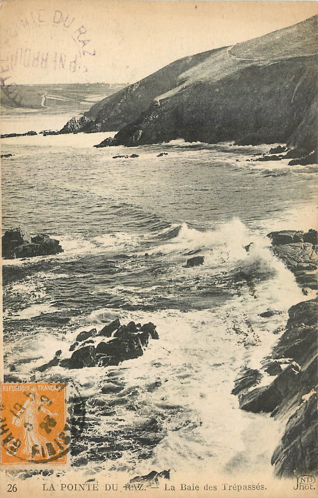 CPA La Pointe du Raz la Baie des Trepasses