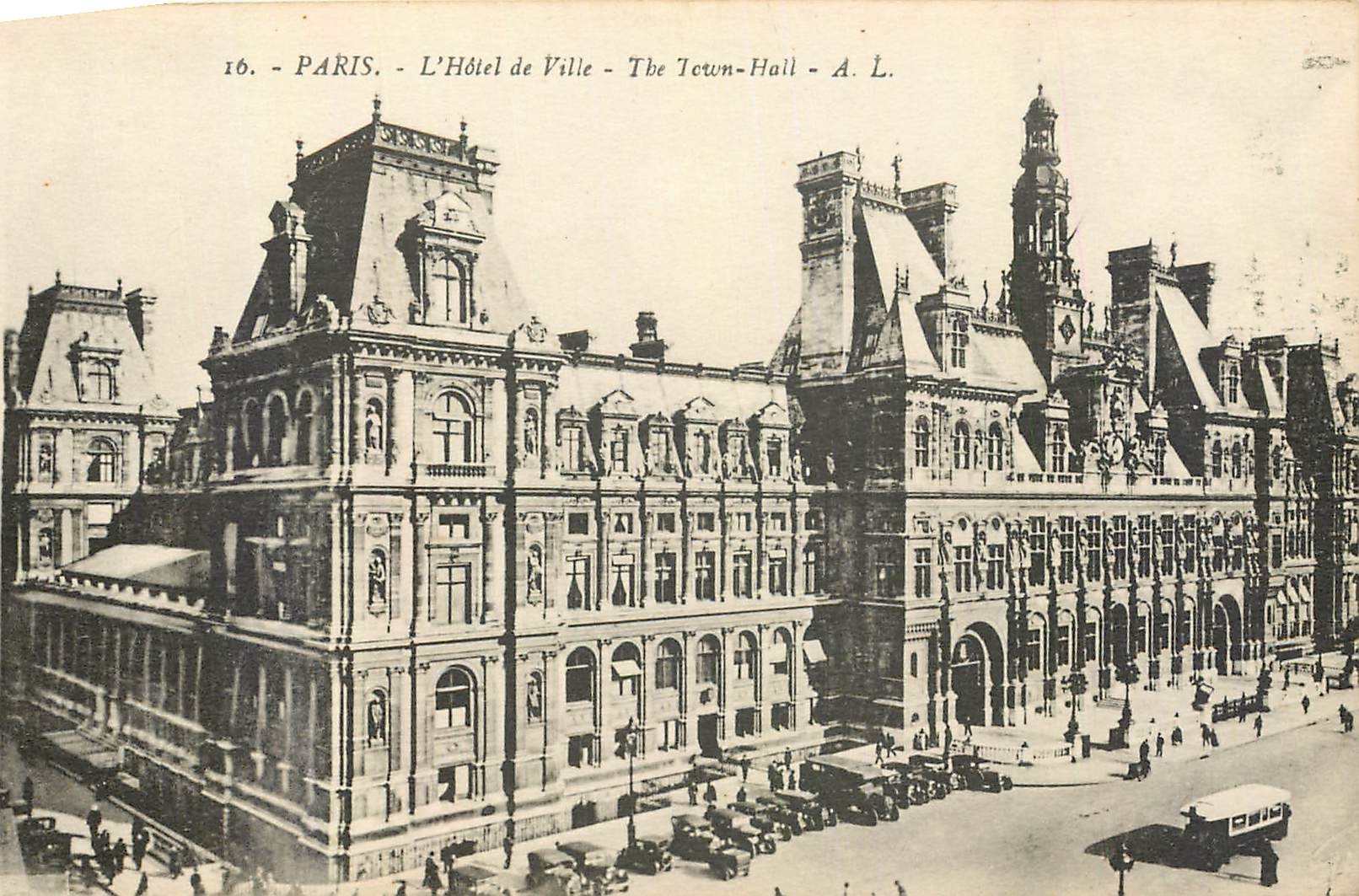 CPA Paris l'Hotel de ville