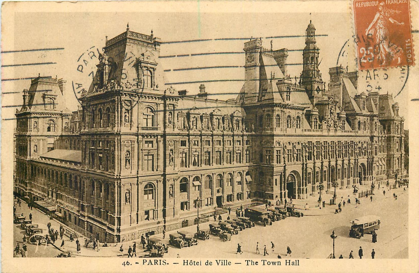 CPA Paris Hotel de Ville