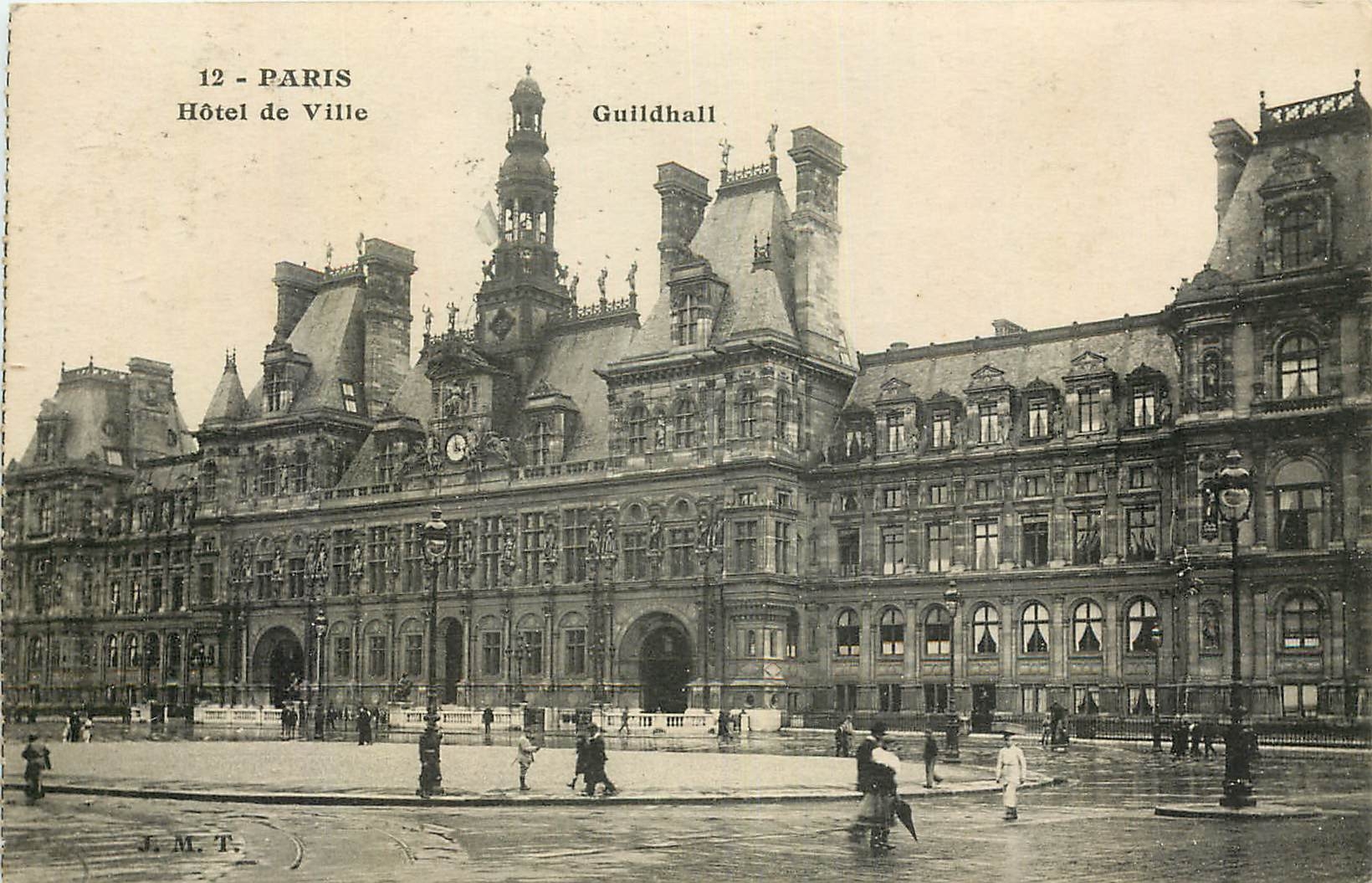 CPA Paris Hotel de Ville Guildhall