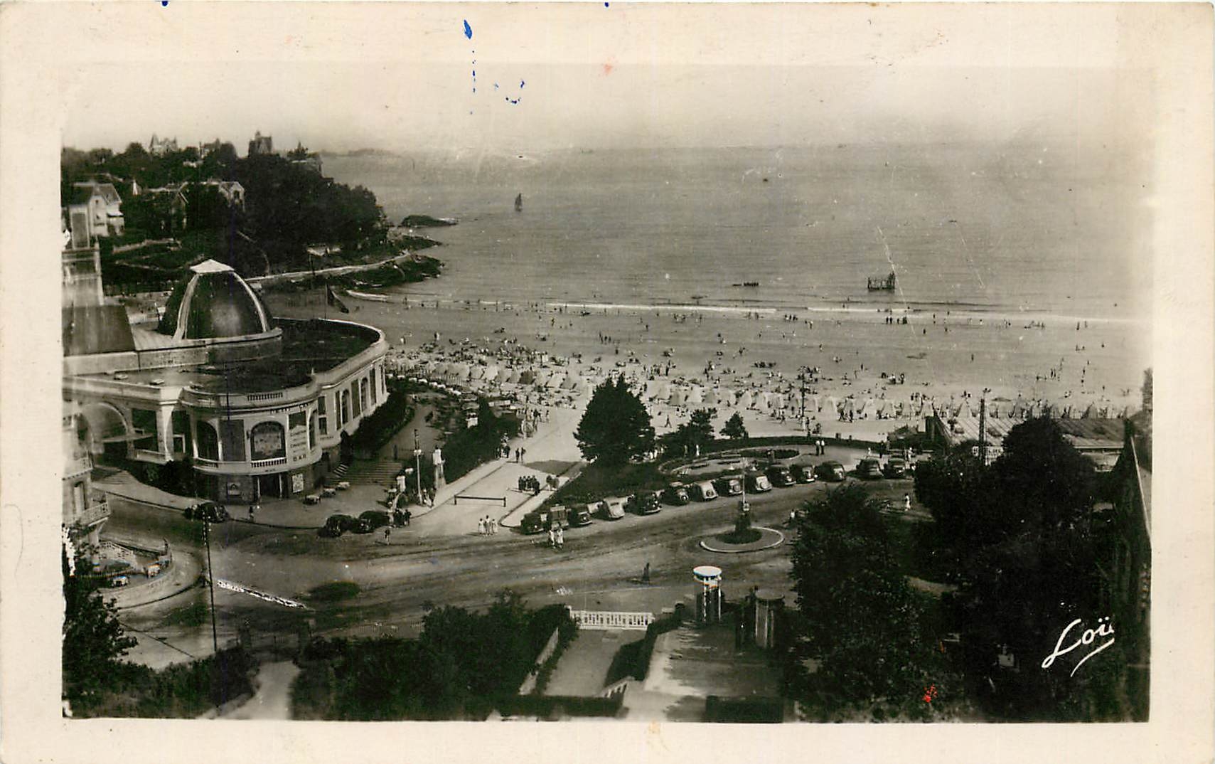 CPA Cote d'Emeraude Dinard Entree de la Plage 
