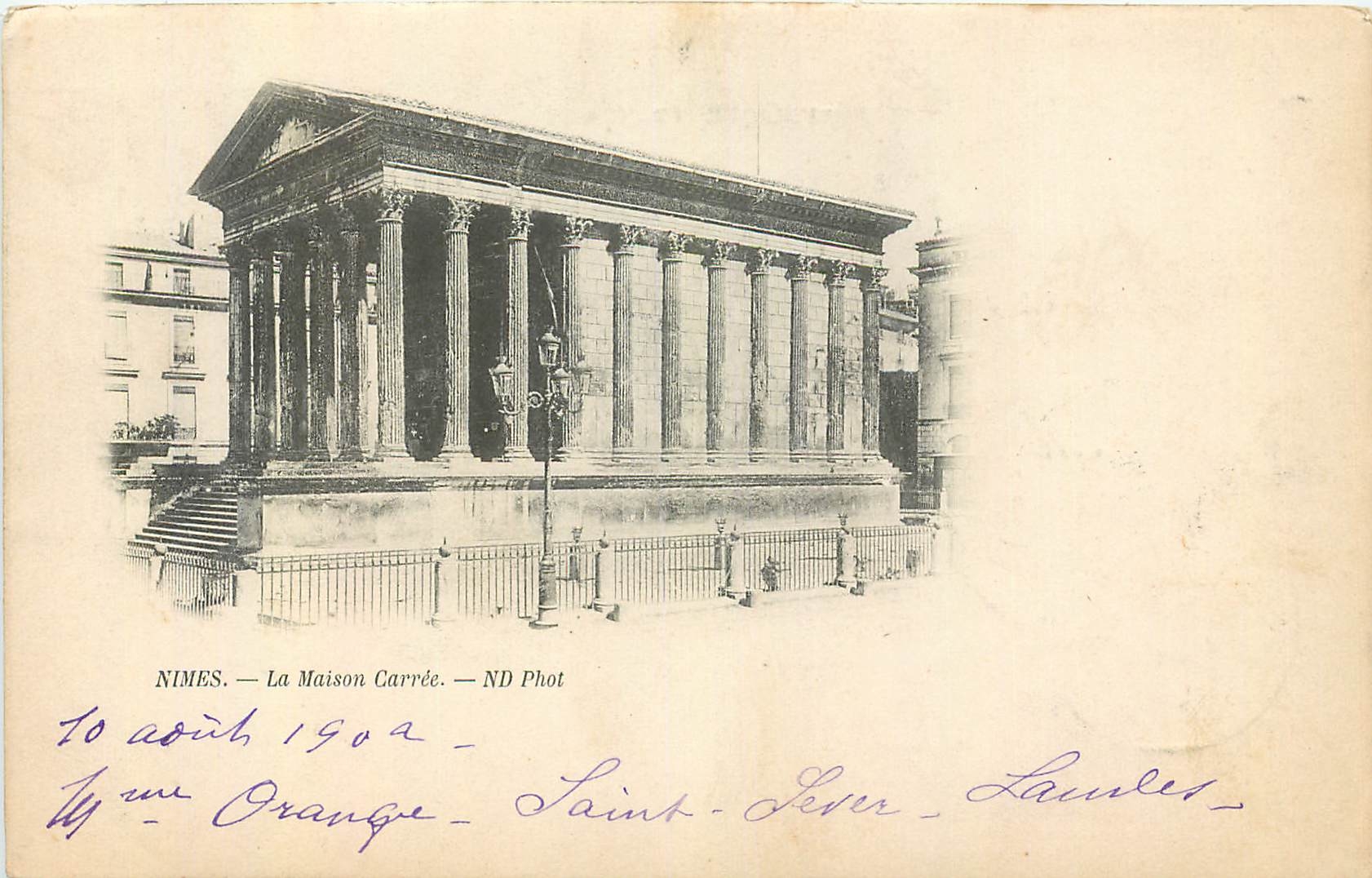 CPA Nimes la Maison Carree 