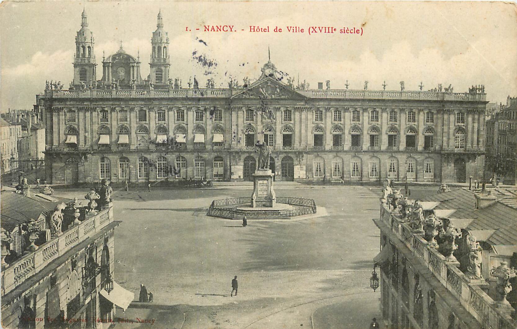 CPA Nancy Hotel de Ville XVIII siecle 