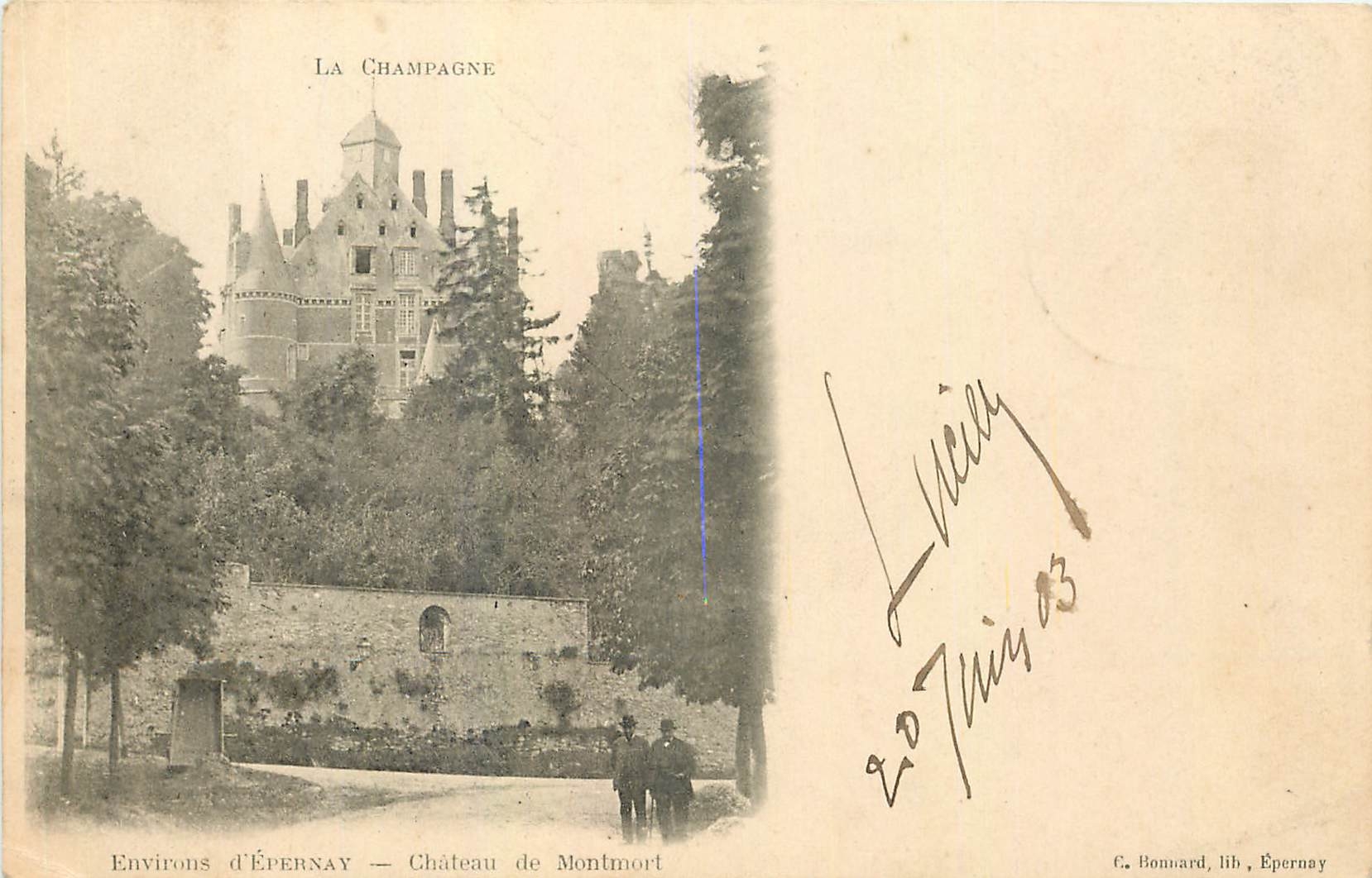 CPA La Champagne Environs d'Epernay Chateau de Montmort 