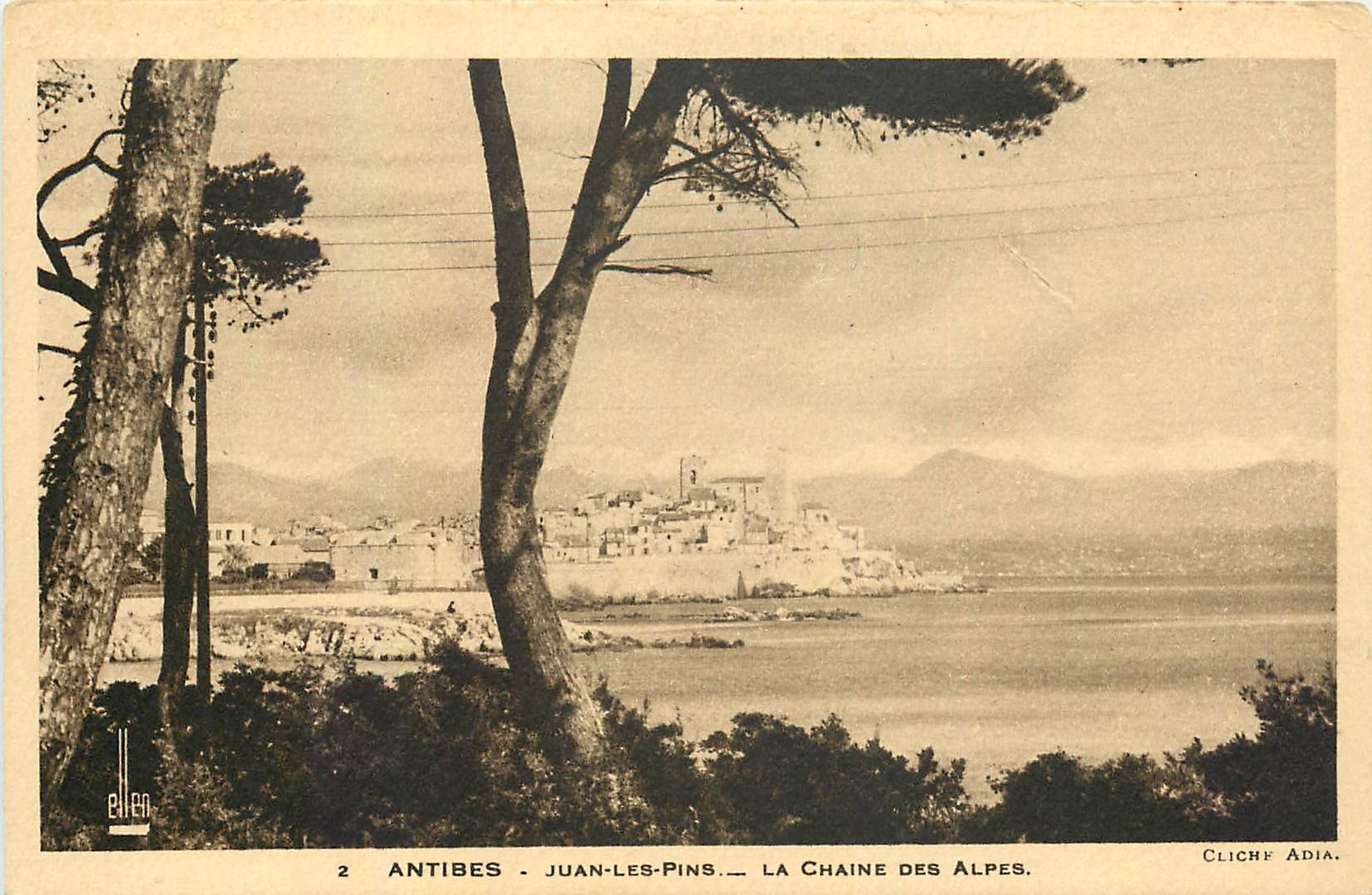 CPA Antibes Juan les Pins la chaine des Alpes 