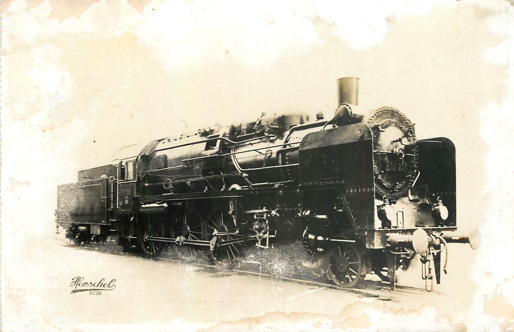 CPA Les Locomotives Allemandes Zylinder Train