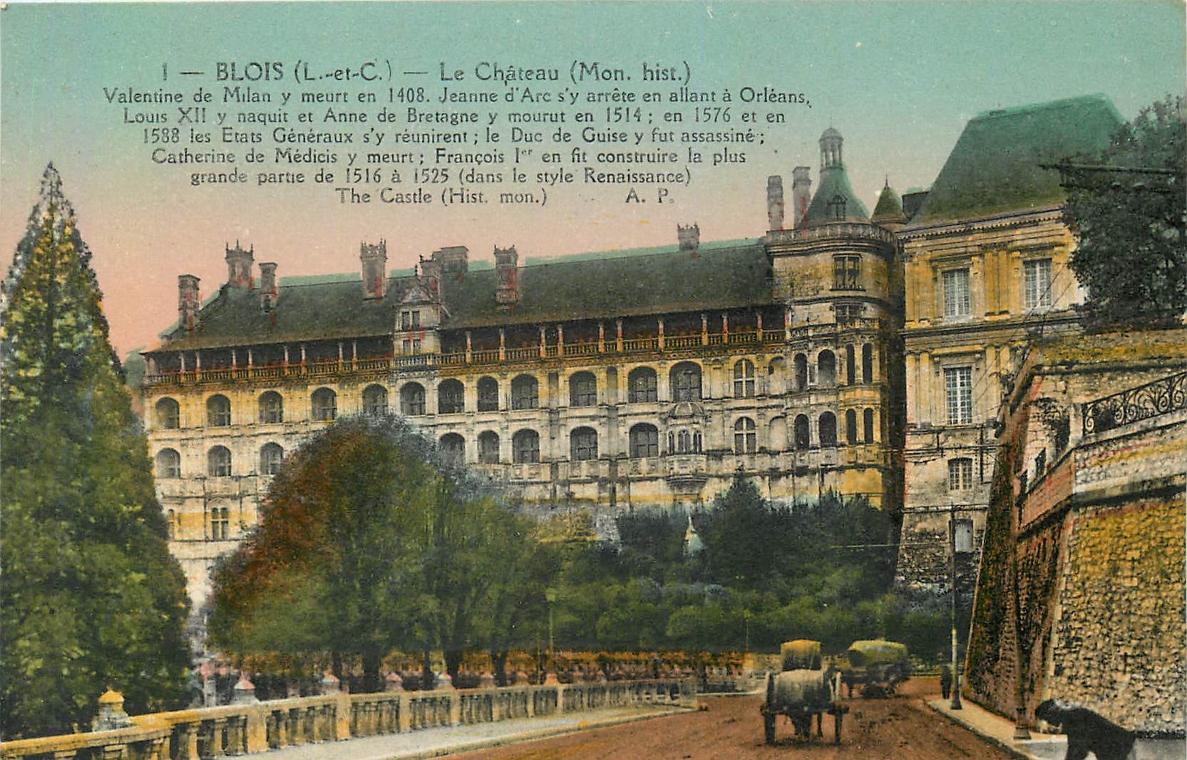 CPA Blois L et C Le Chateau 