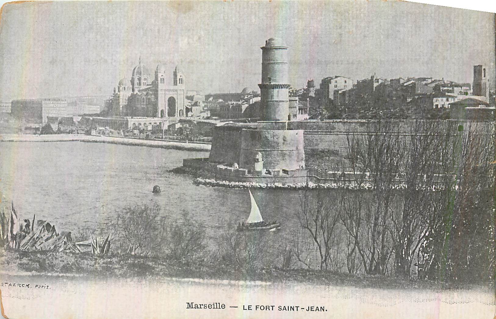 CPA Marseille Le Fort Saint Jean 