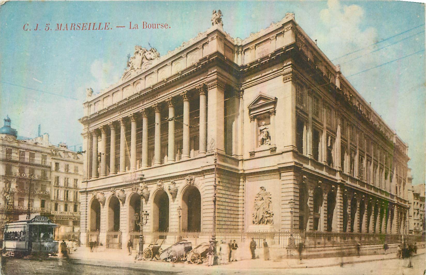 CPA Marseille La Bourse 