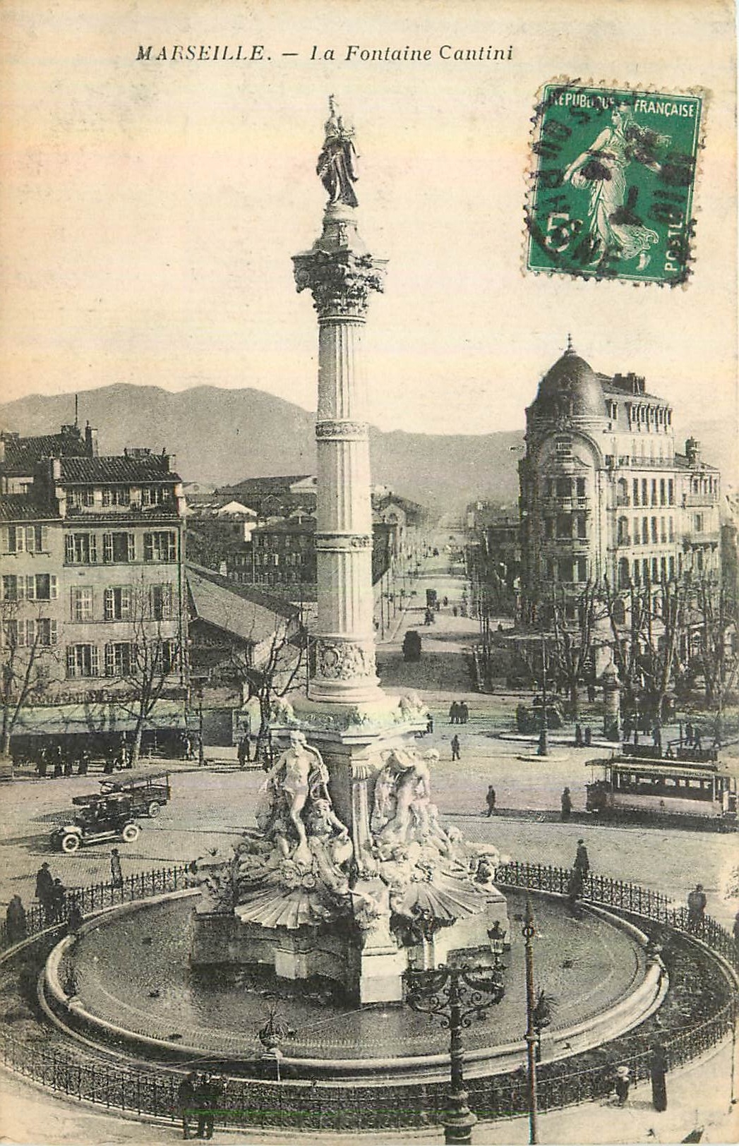 CPA Marseille La Fontaine Cantini 