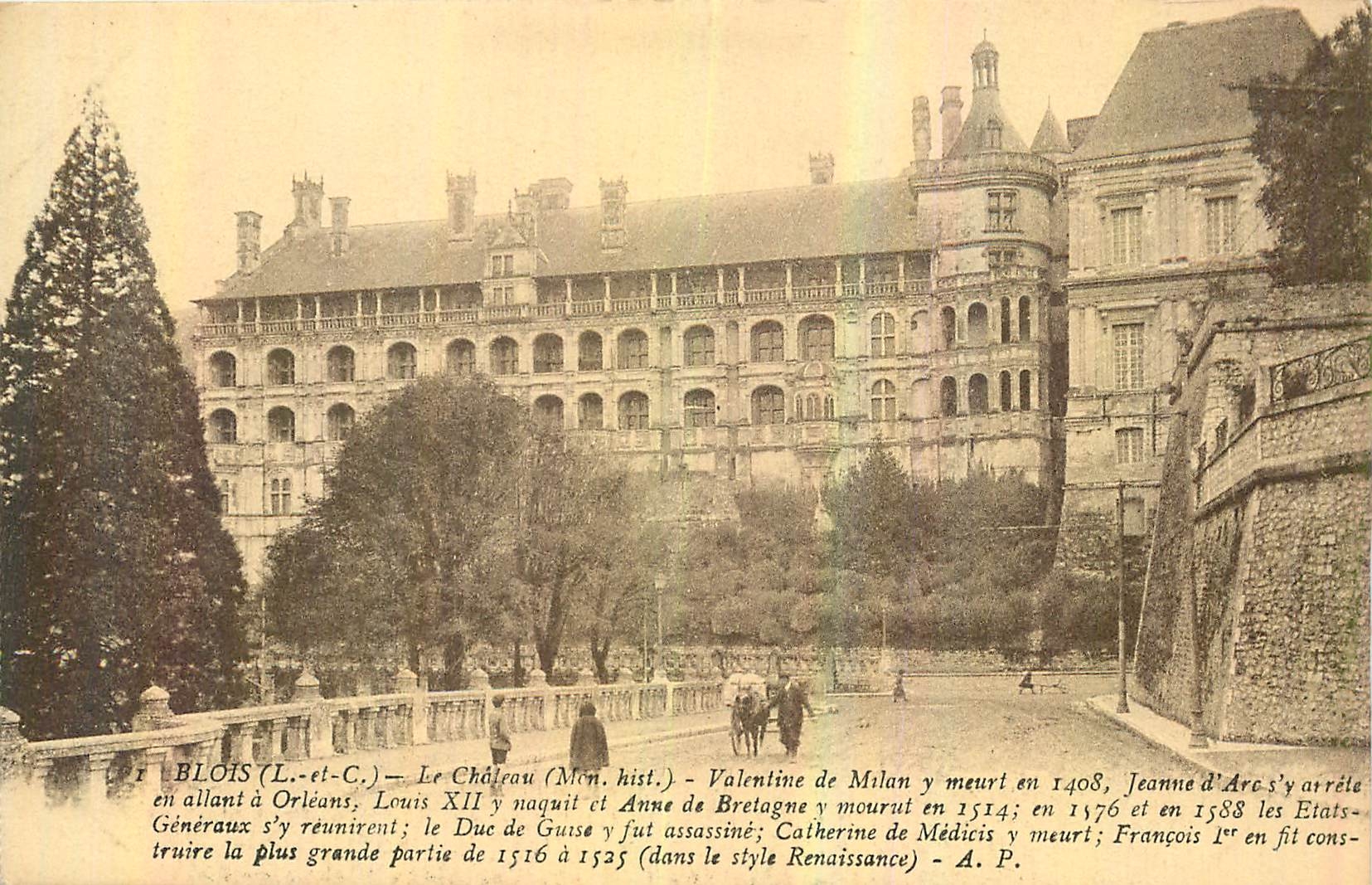CPA Blois L et C Le Chateau mon hist 