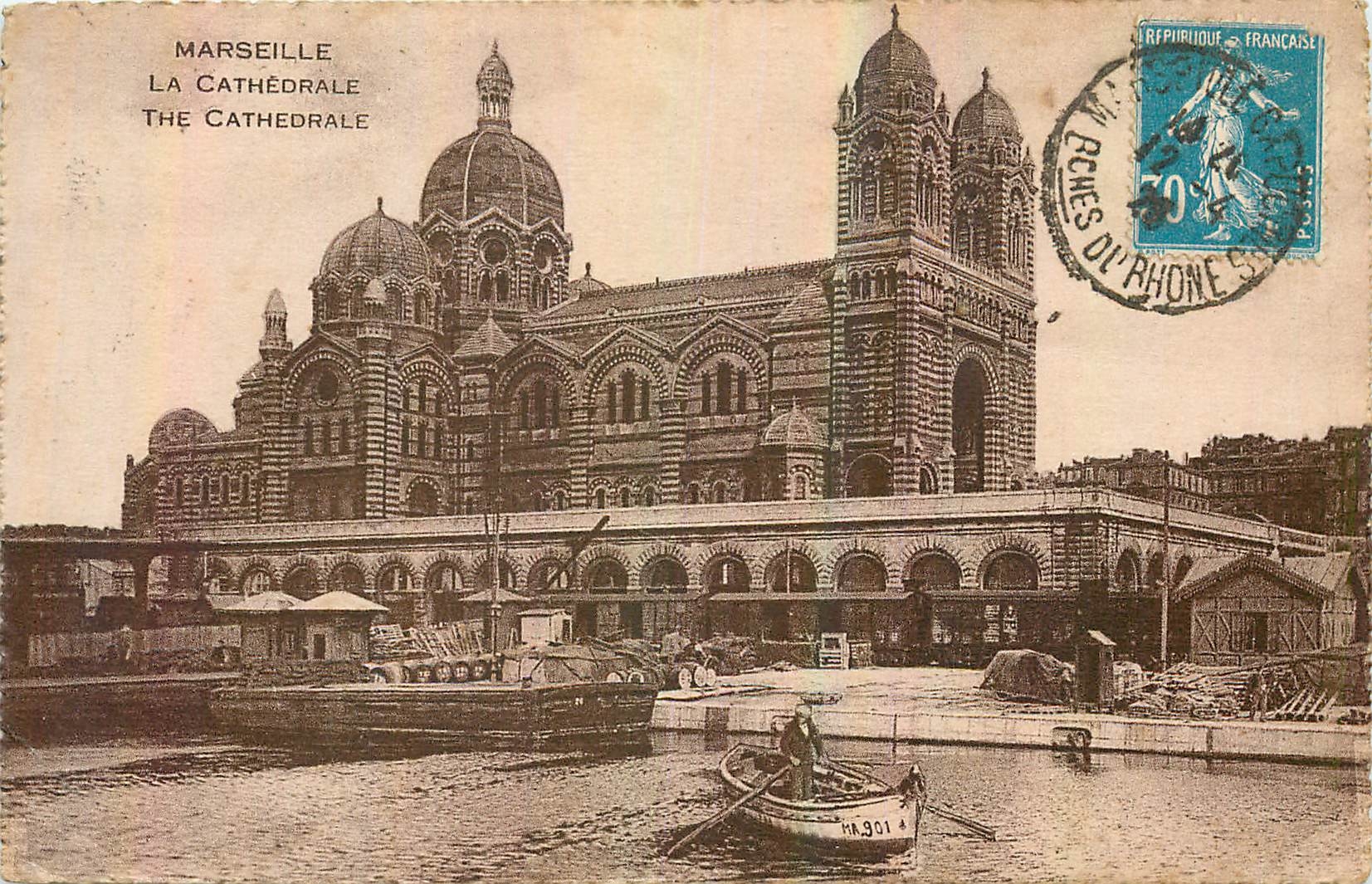 CPA Marseille La Cathedrale 