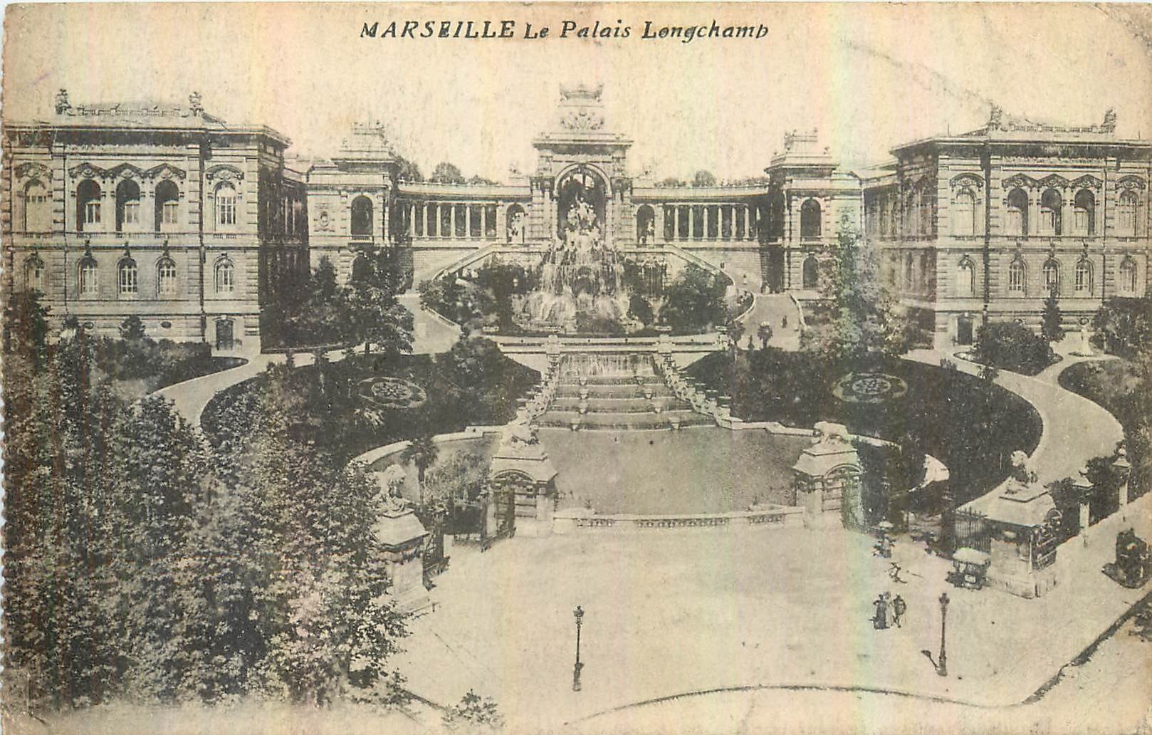 CPA Marseille le Palais Longchamp 