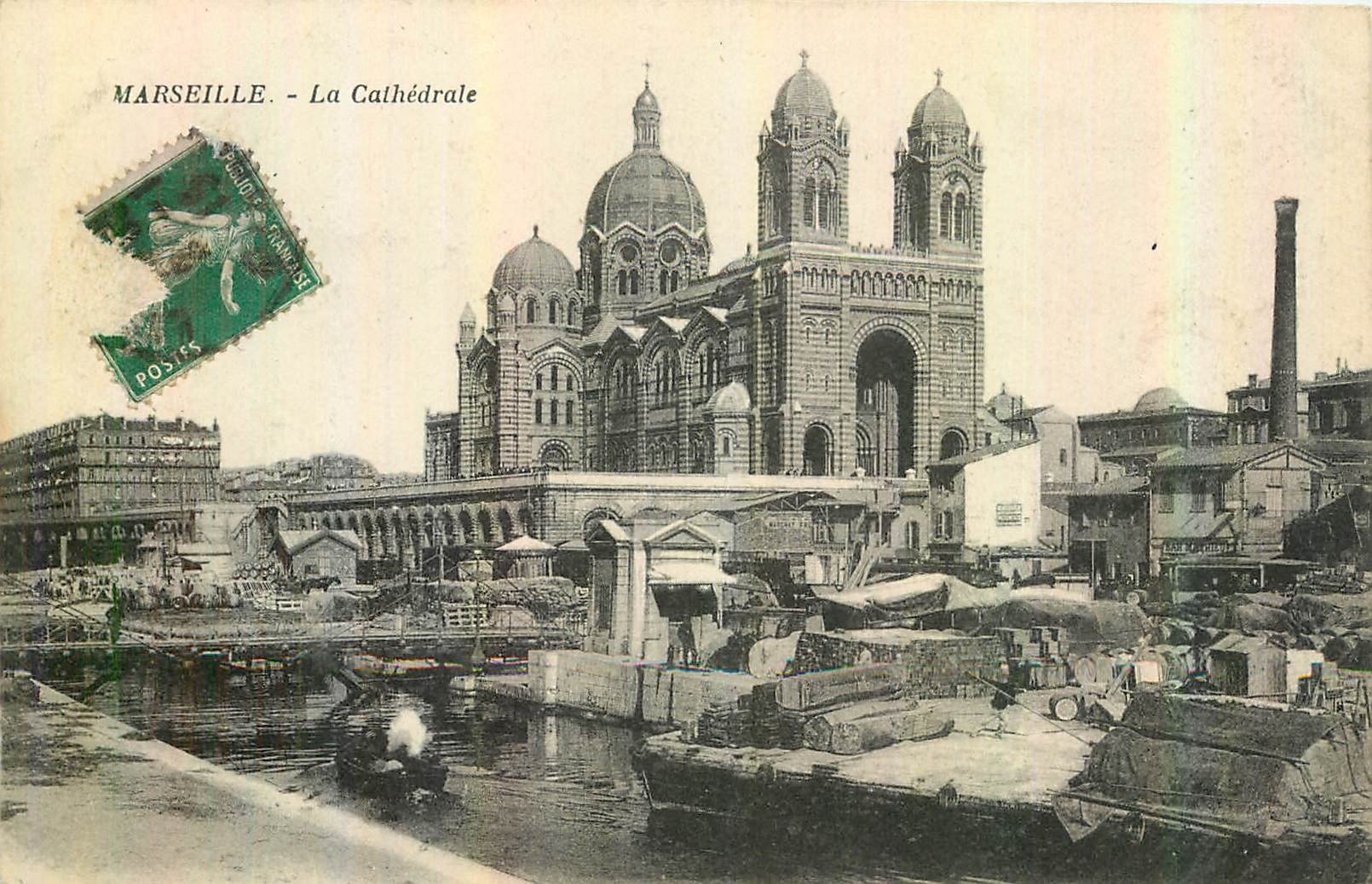 CPA Marseille La Cathedrale 