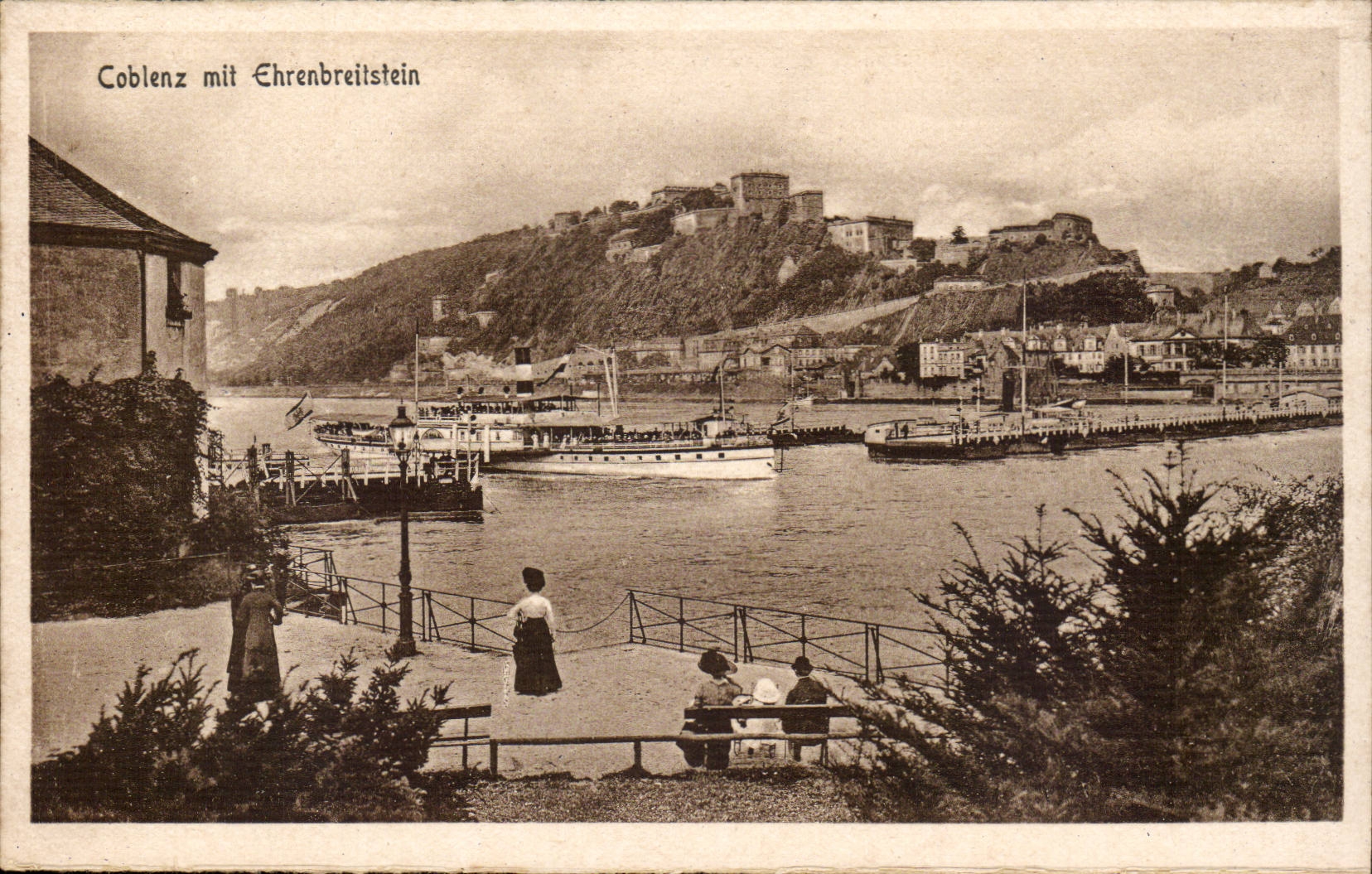 Germany Coblenz put Ehrenbreitstein CPA (beayu ship)