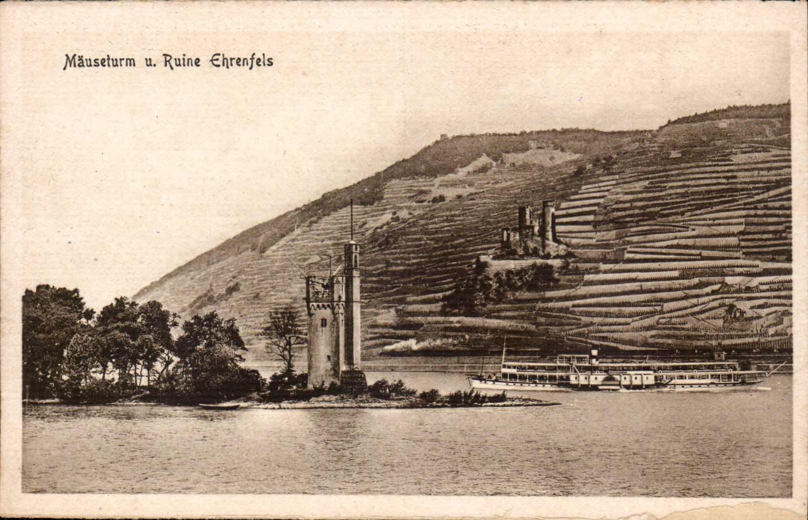 Germany Mauseturn U Ruins Ehrenfels Germany