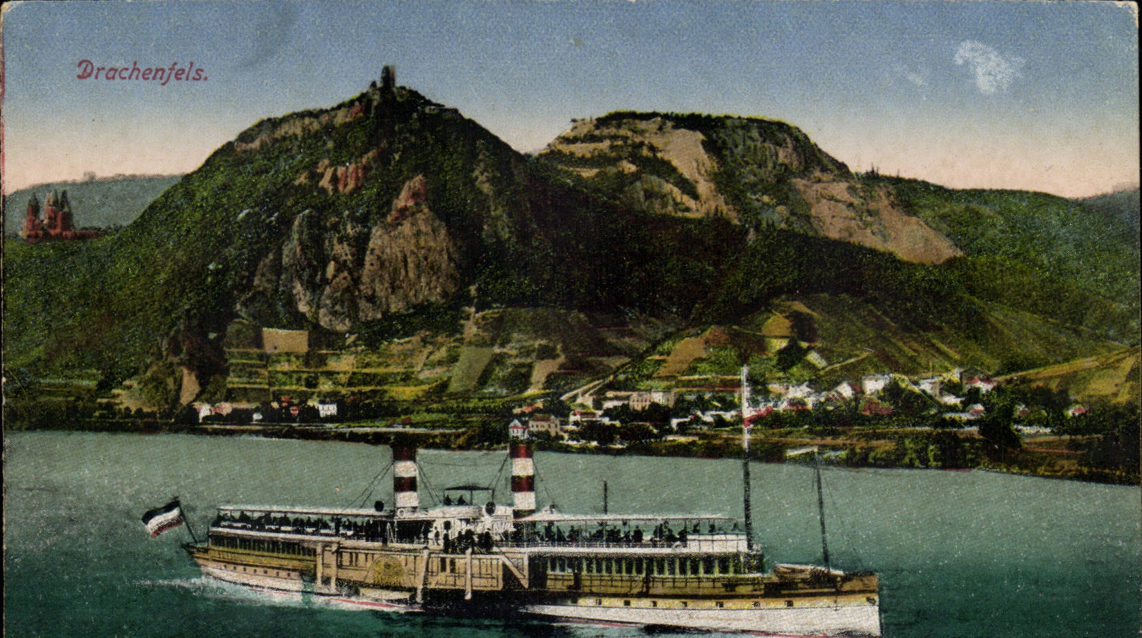Germany Germany CPA Drachenfels (boat ship)