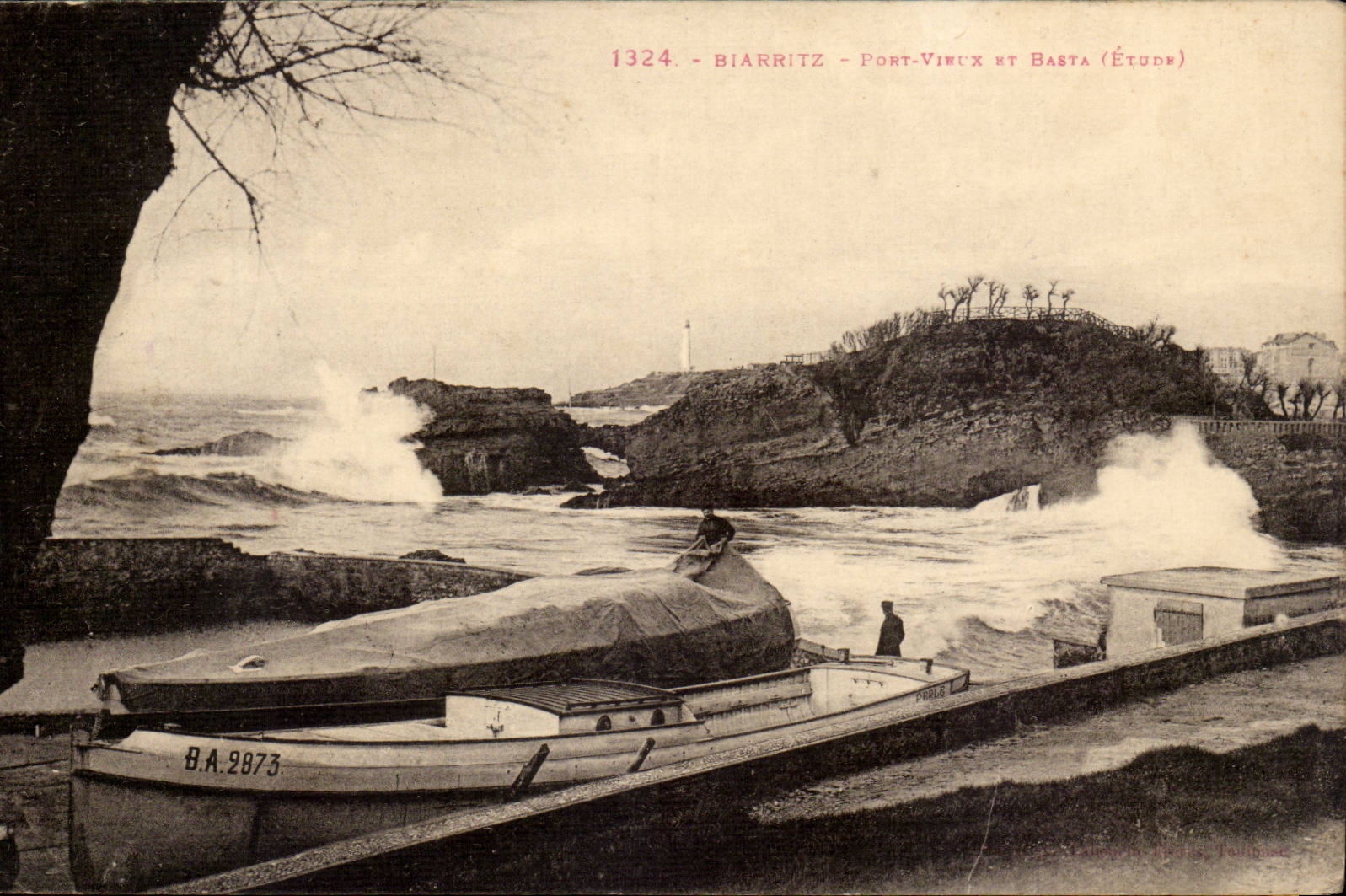 Biarritz CPA old Port and Basta (study)