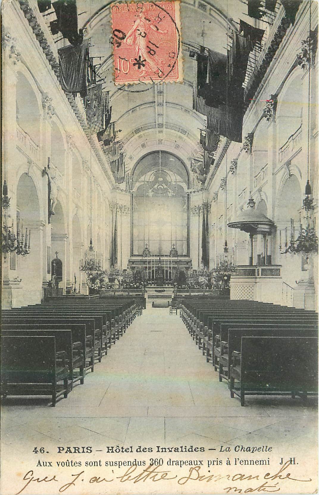 CPA Paris Hotel des Invalides la Chapelle 
