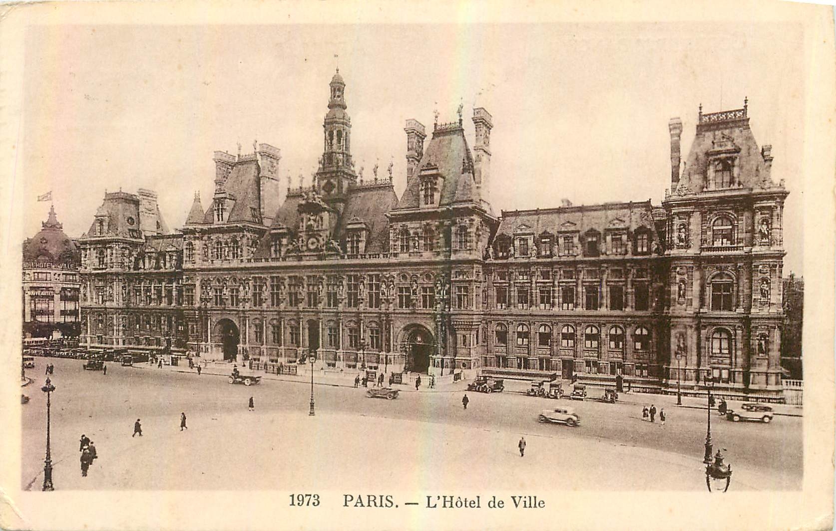 CPA Paris l'Hotel de Ville 