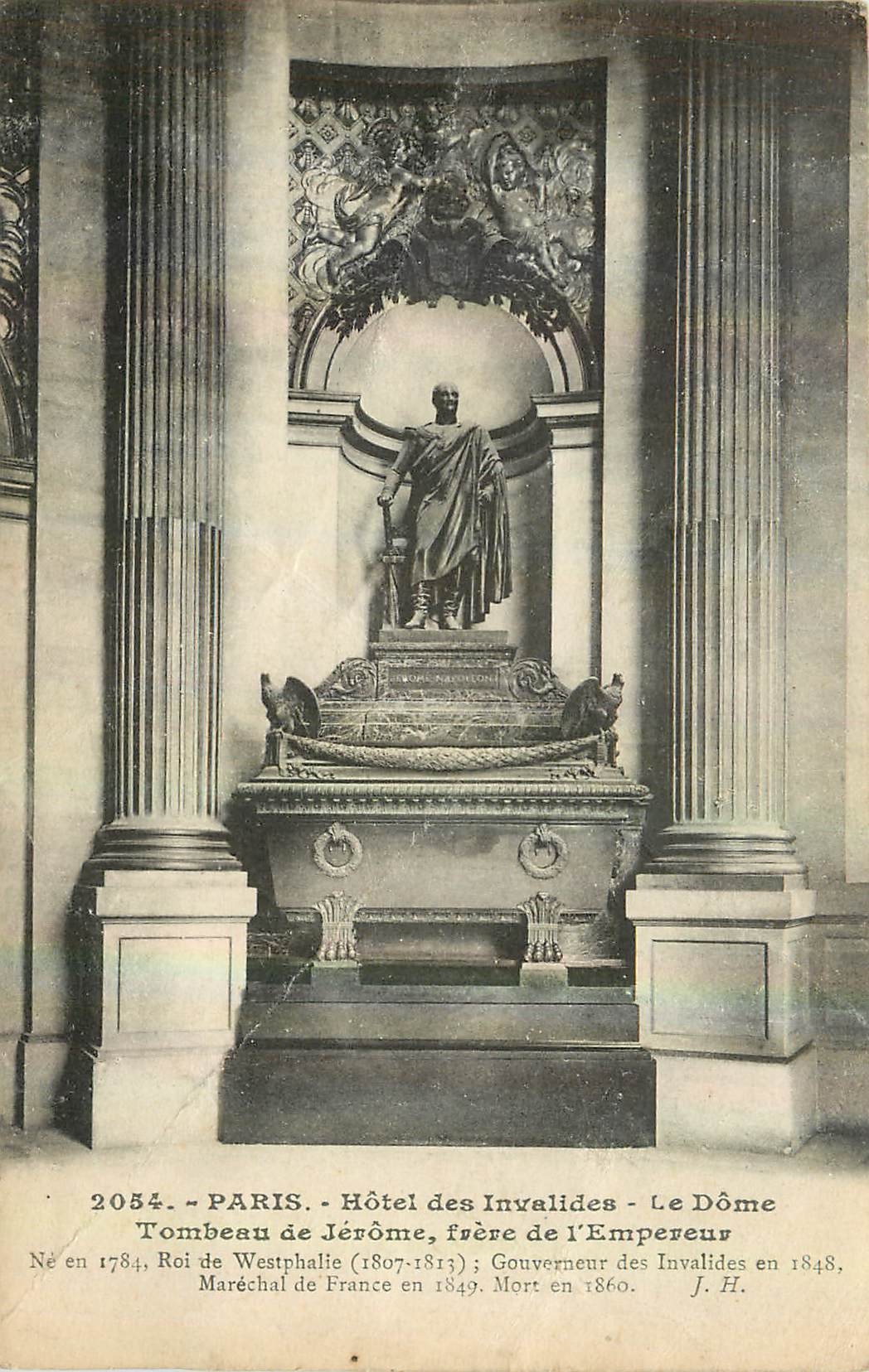 CPA Paris Hotel des Invalides le Dome Tombeau de Jerome Frere de l'Empereur