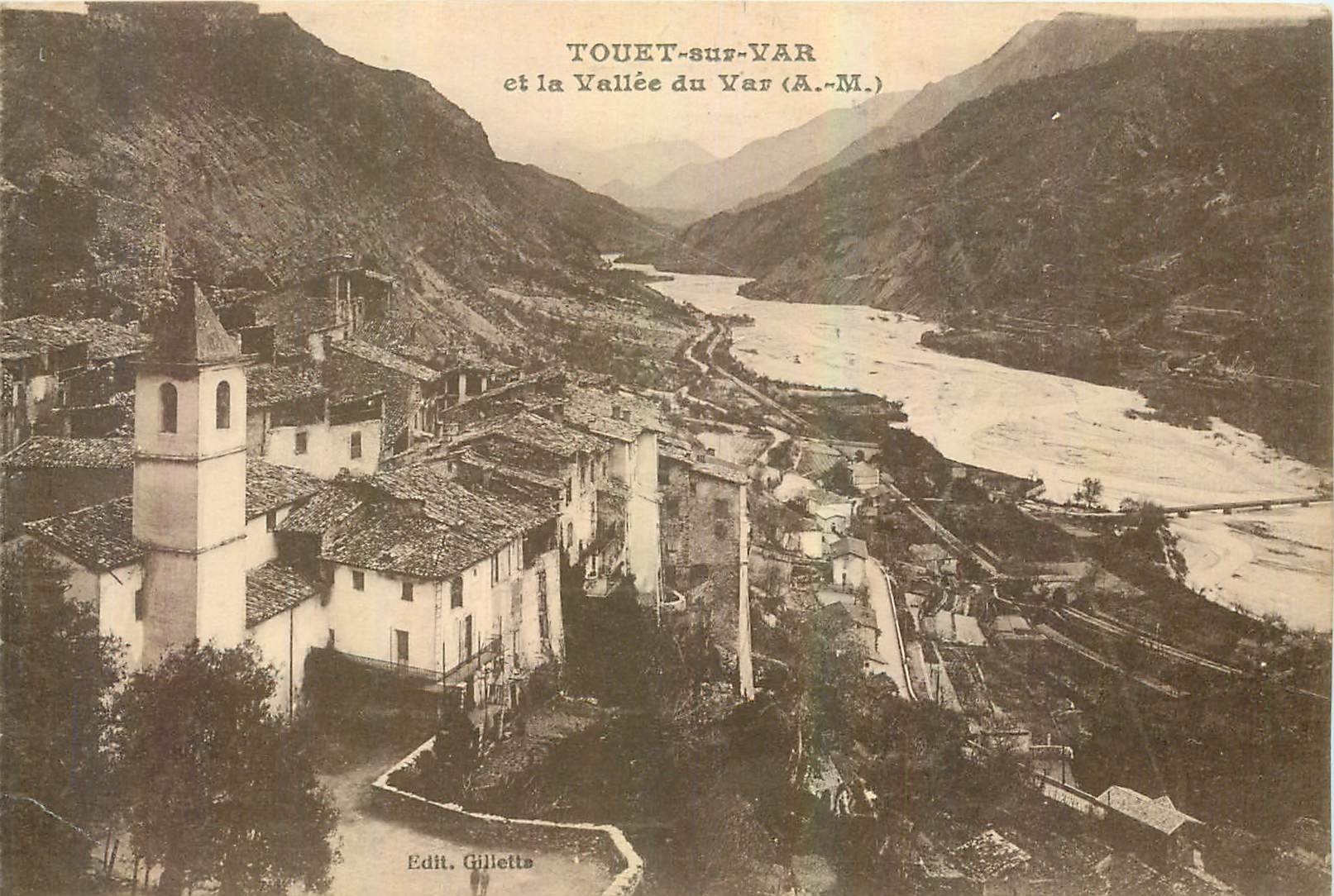 CPA Touet sur Var et la Vallee du Var A M