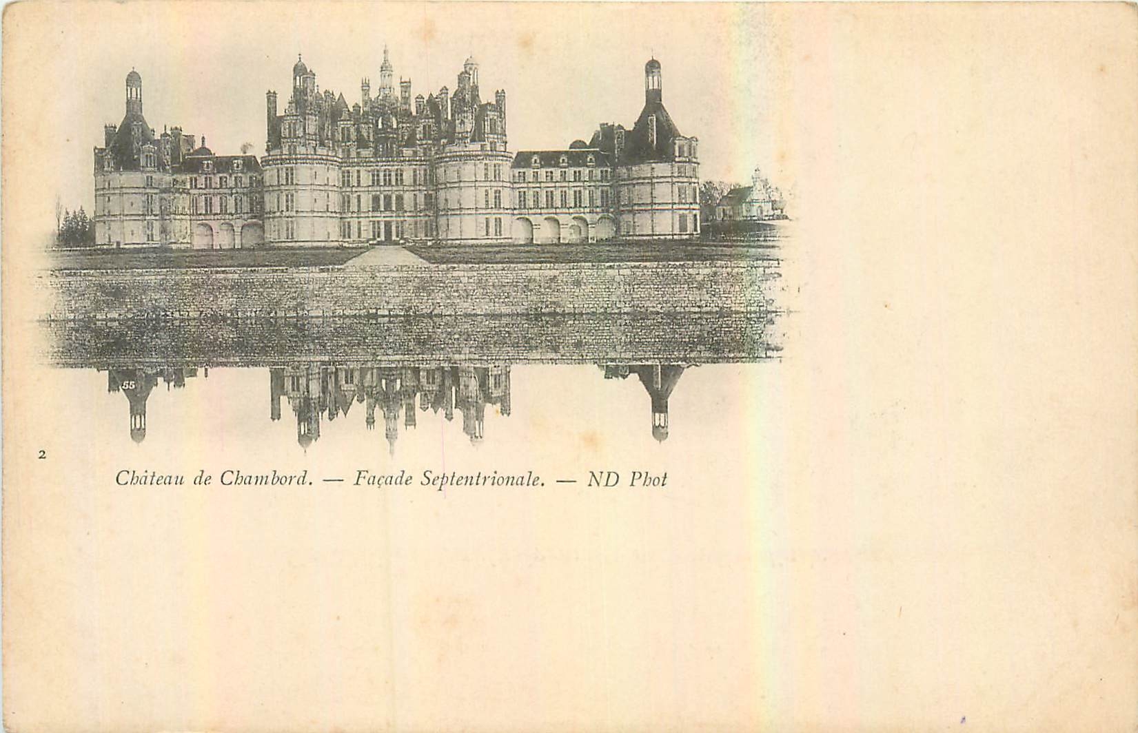 CPA Chateau de Chambord facade Septentrionale