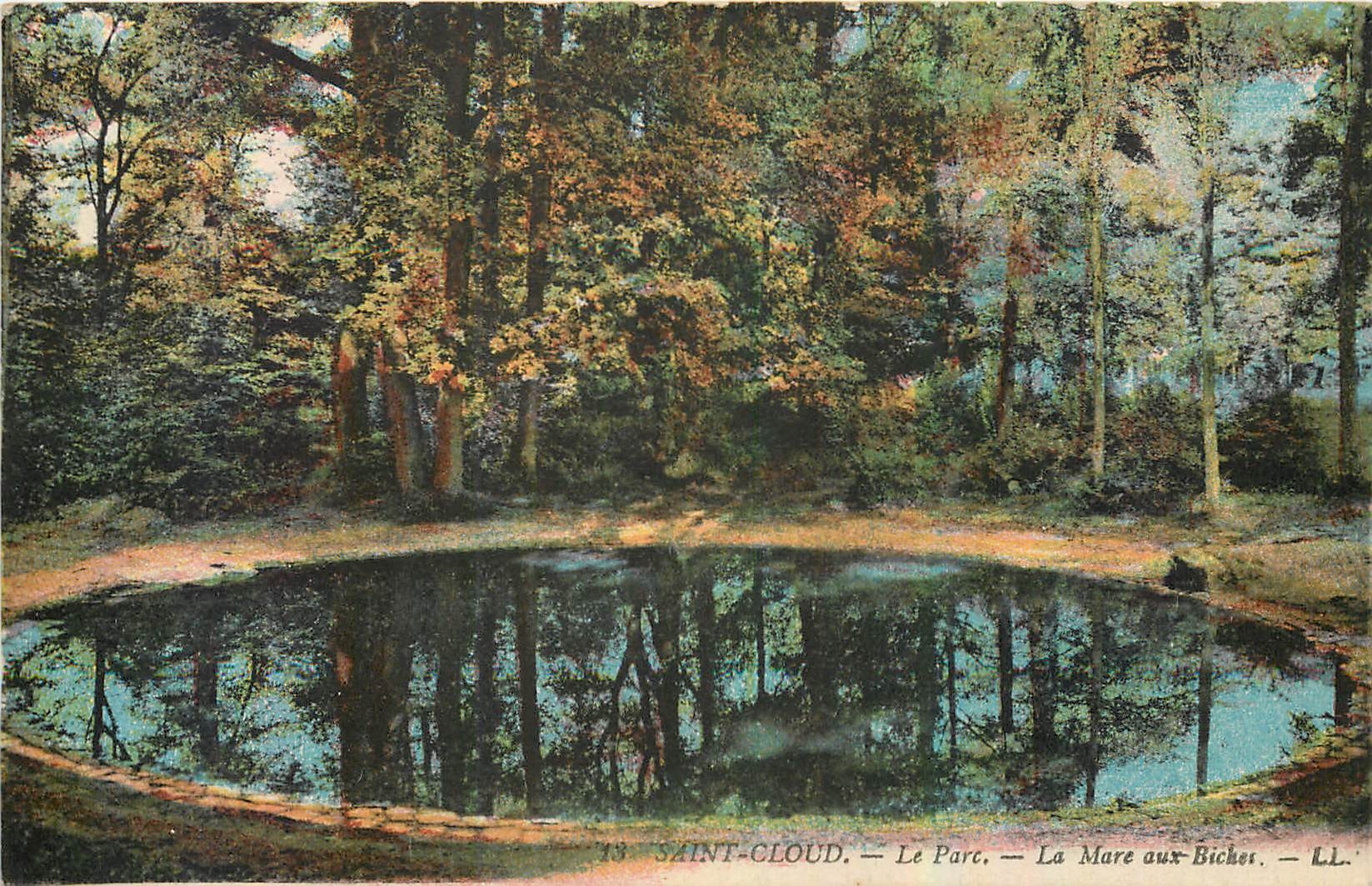 CPA Saint Cloud le Parc la Mare aux Biches