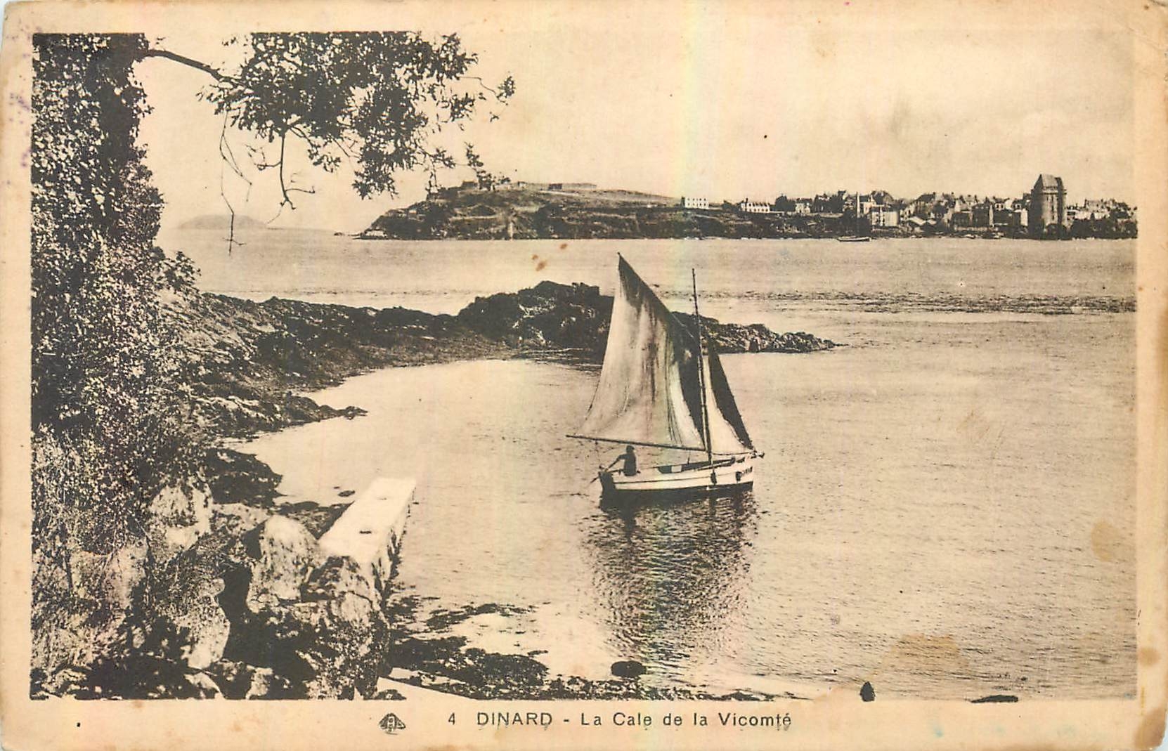 CPA Dinard la Cale de la vicomte 