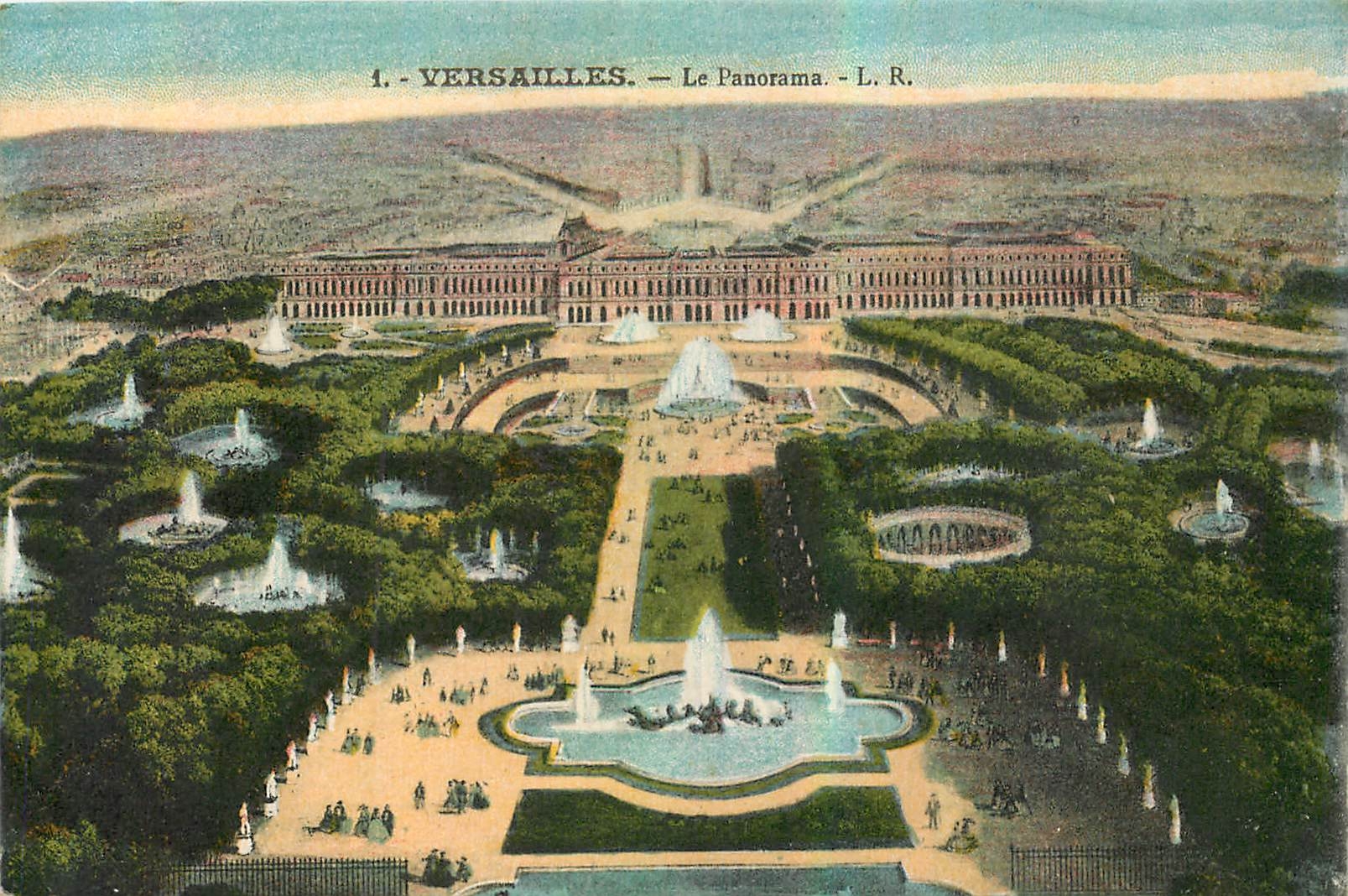 CPA Versailles le panorama 