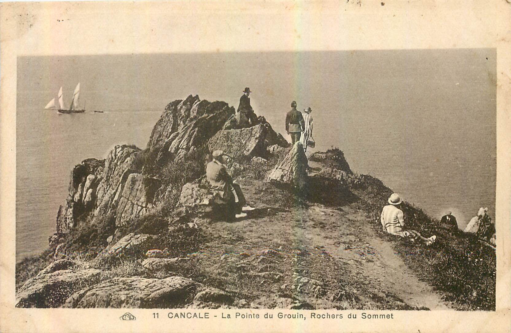 CPA Cancale La Pointe du Grouin Rochers du Sommet